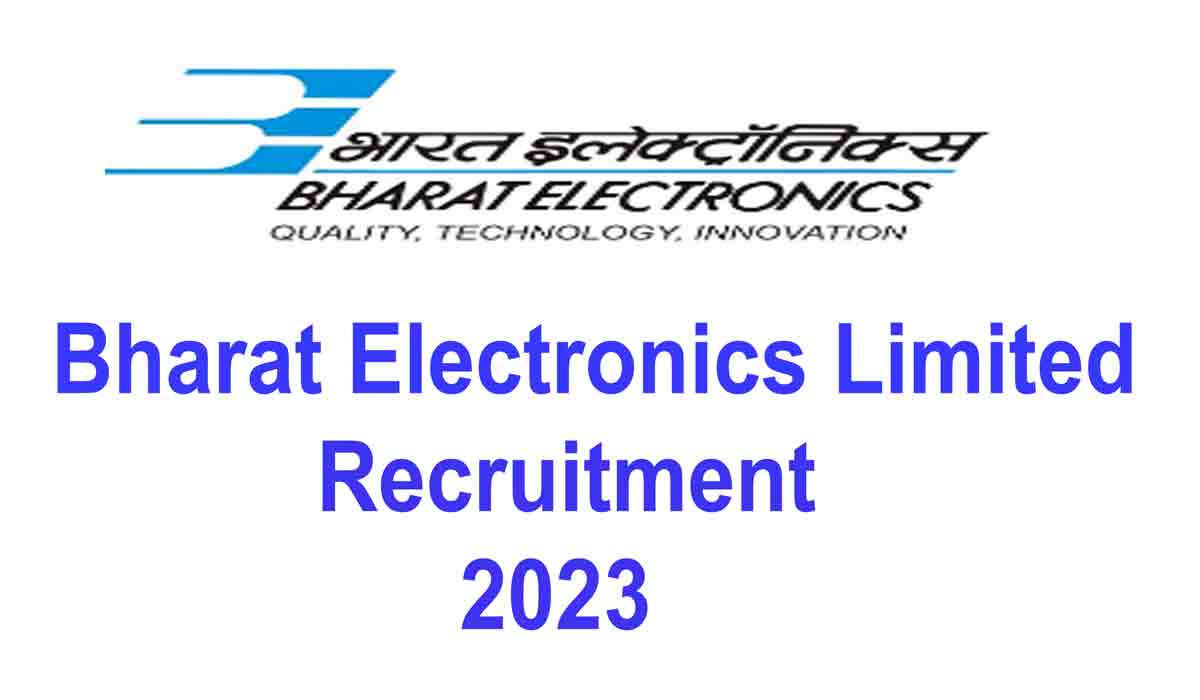 BEL Recruitment 2023 Exam [PDF] For 428 Engineer Vacancy Online Form
