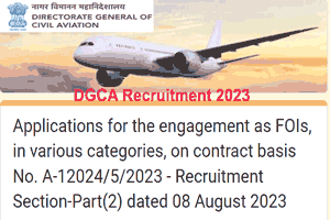 DGCA Recruitment Exam Date 2023 For 62 Posts Apply Online