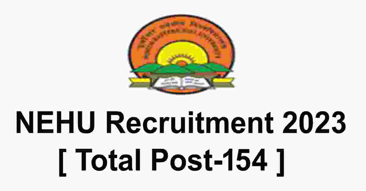 NEHU Recruitment 2023