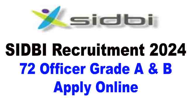 SIDBI Recruitment 2024