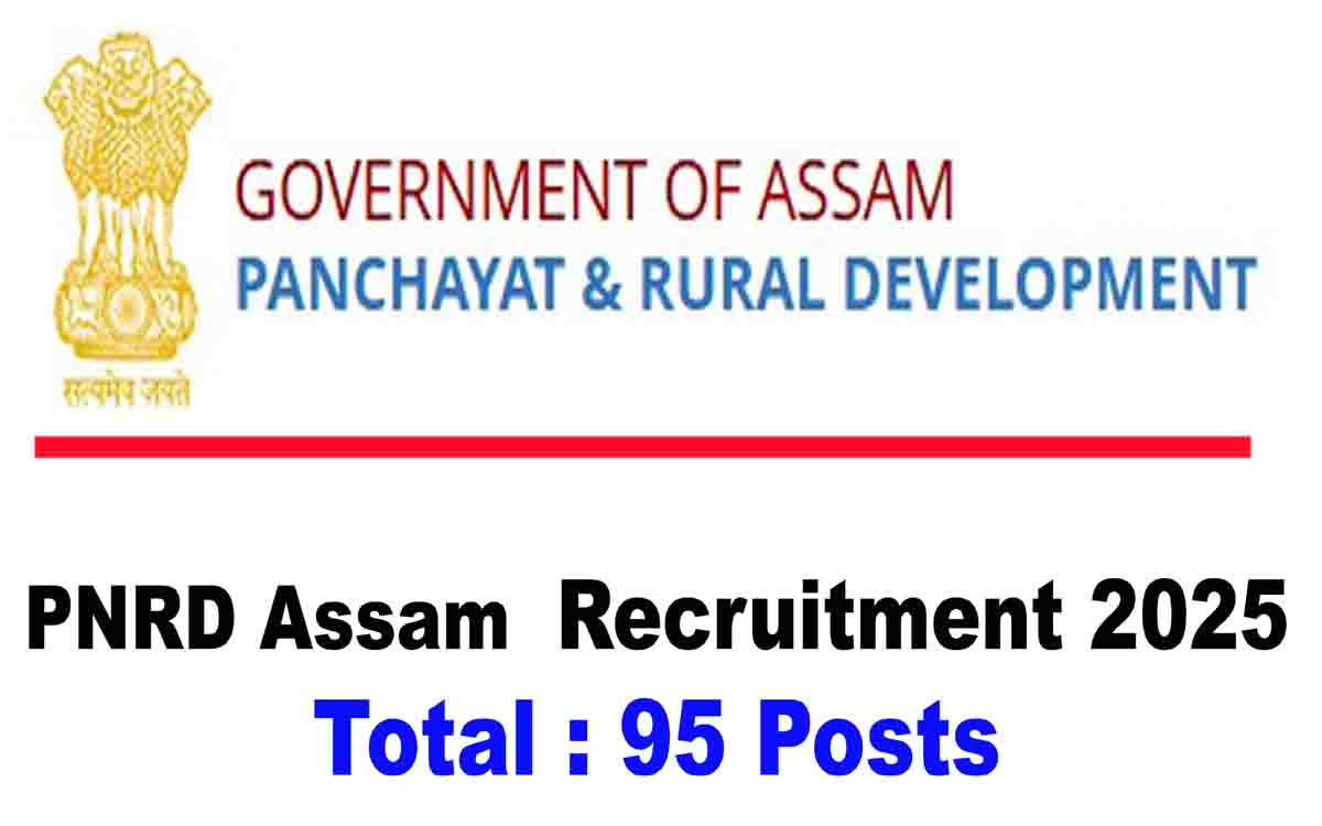 PNRD Assam Recruitment 2025