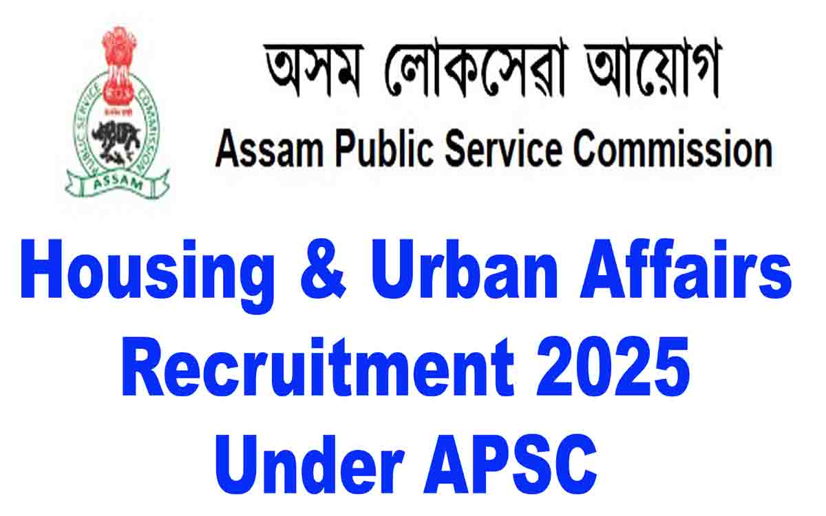 Housing & Urban Affairs Recruitment 2025