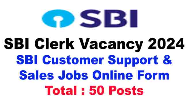 SBI Clerk Vacancy 2024