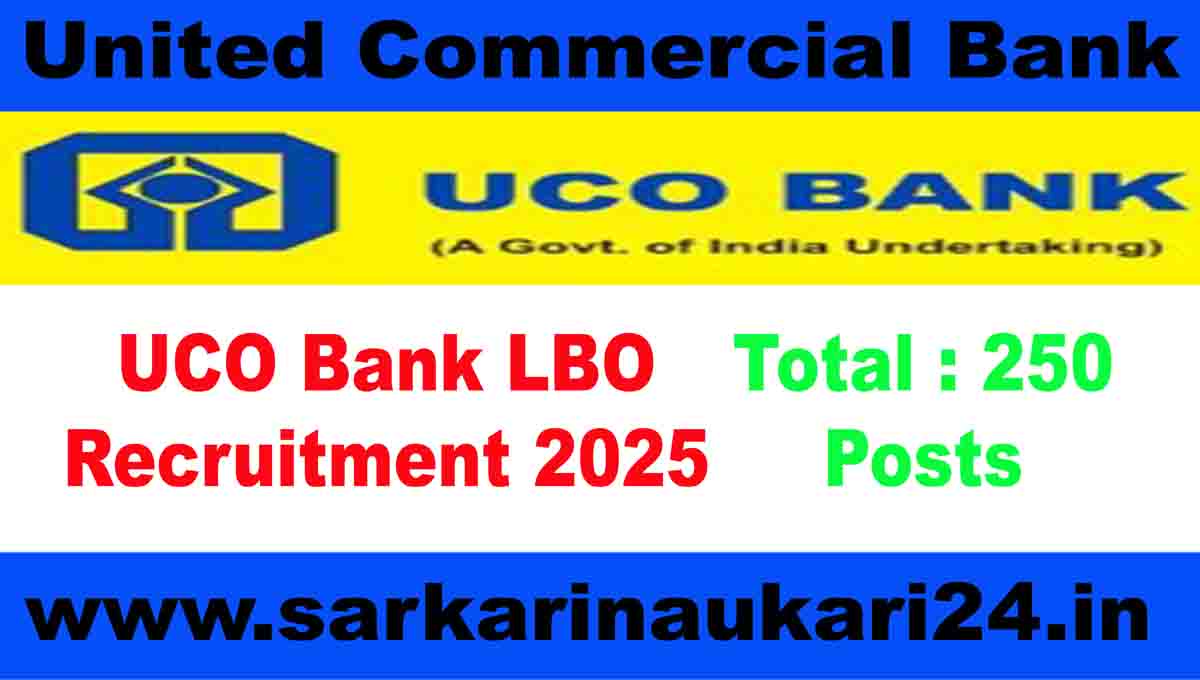 UCO Bank LBO Recruitment 2025