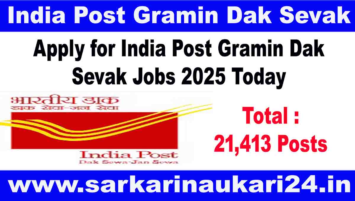 India Post Gramin Dak Sevak Jobs 2025