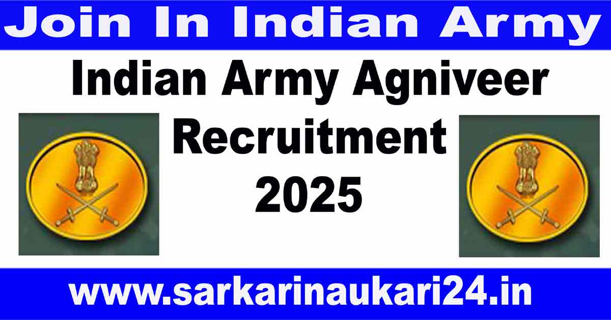 Indian Army Agniveer Recruitment 2025