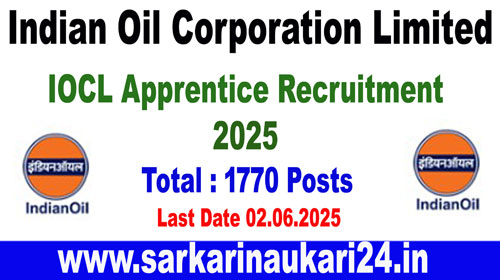 IOCL Apprentice Recruitment 2025 Notification,