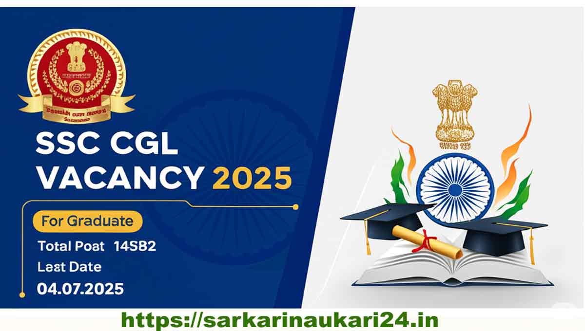 SSC CGL Vacancy 2025 For Graduate