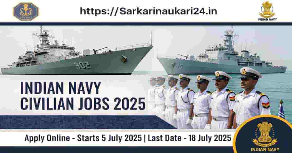 Indian Navy Civilian Jobs 2025