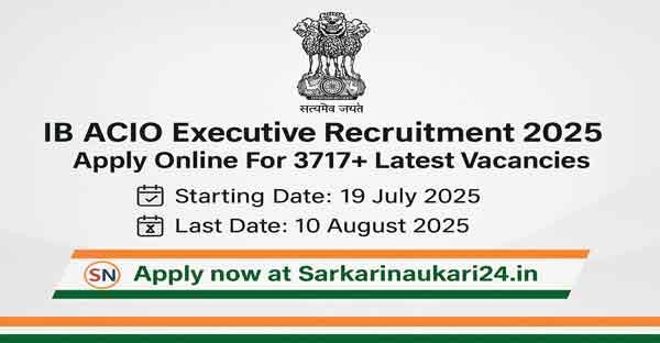 IB ACIO Executive Recruitment 2025
